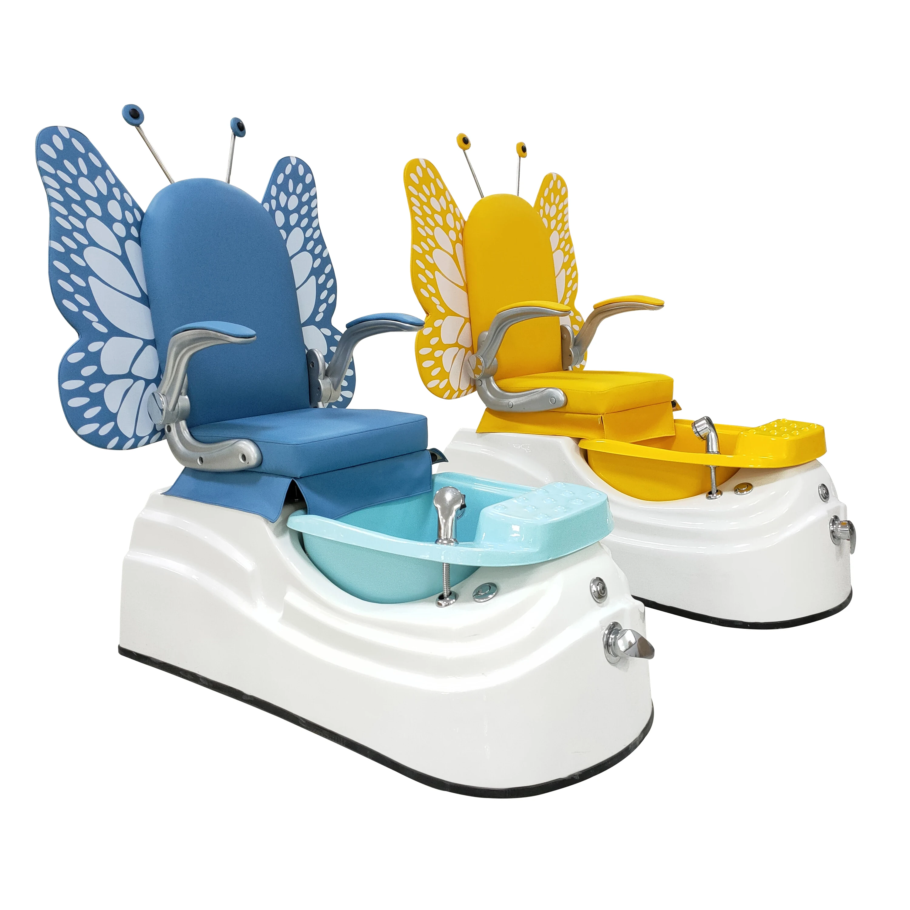 

Most Popular Mini Kids Nail Salon Furniture Beauty Salon Spa Chair Butterfly Foot Massage Kid Pedicure Chair For Girls