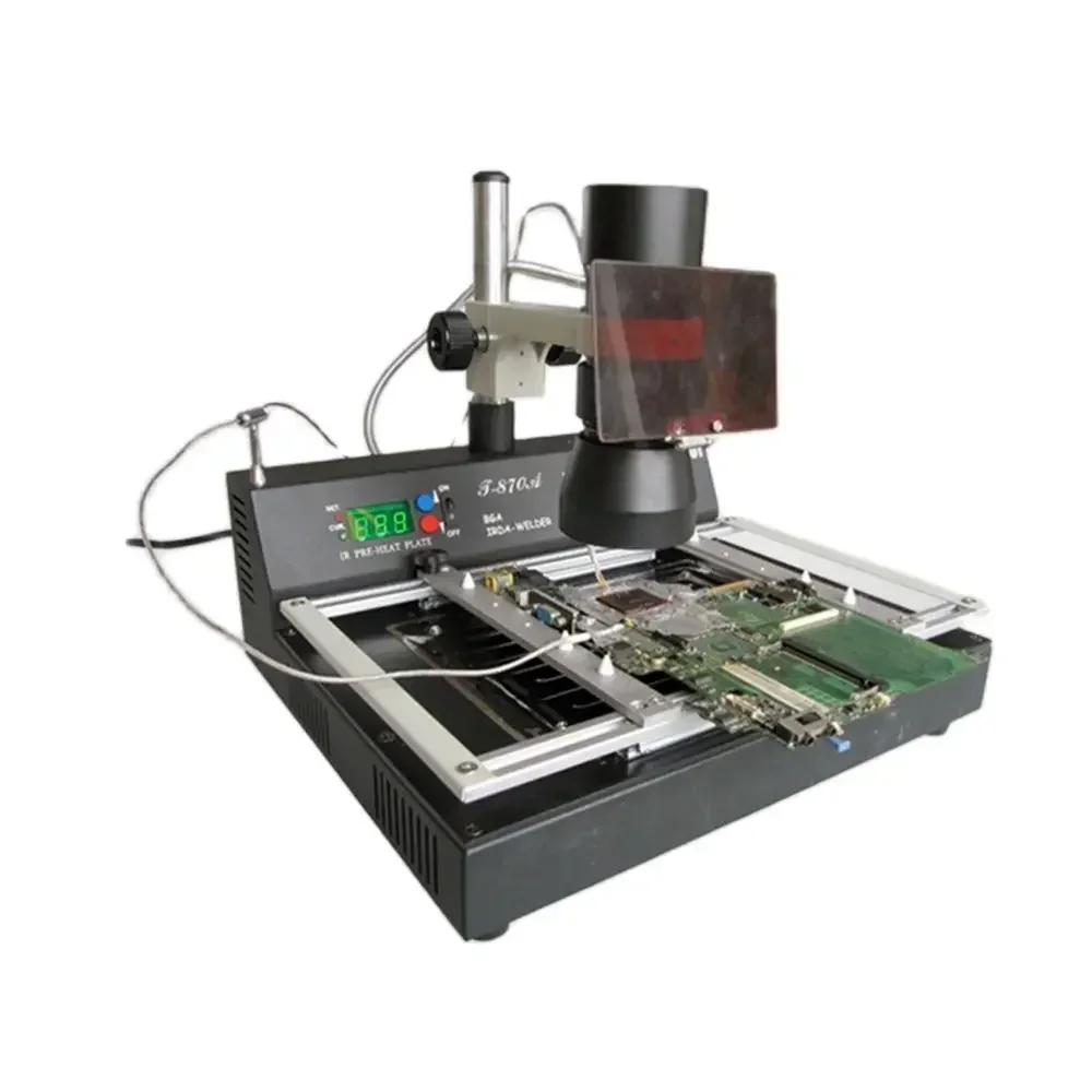 용접기 T870A 리플로우 SMD HUI SMT 스테이션 1000W 재작업 IRDA 오븐 BGA IR 납땜 870A