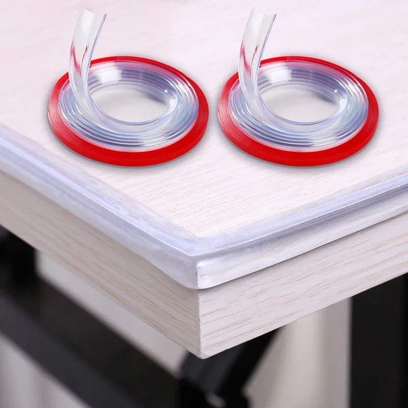 Description Picture 5 of itemHome Baby Silicone Anti-collision Baby Safety Corner Protection Strip Guards Transparent Table Edge Furniture Corner Protectors
