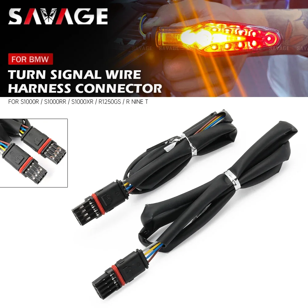 4-Pins-Turn-Signal-Cable-Adapter-Plug-For-BMW-S1000XR-S1000RR-S1000R ...