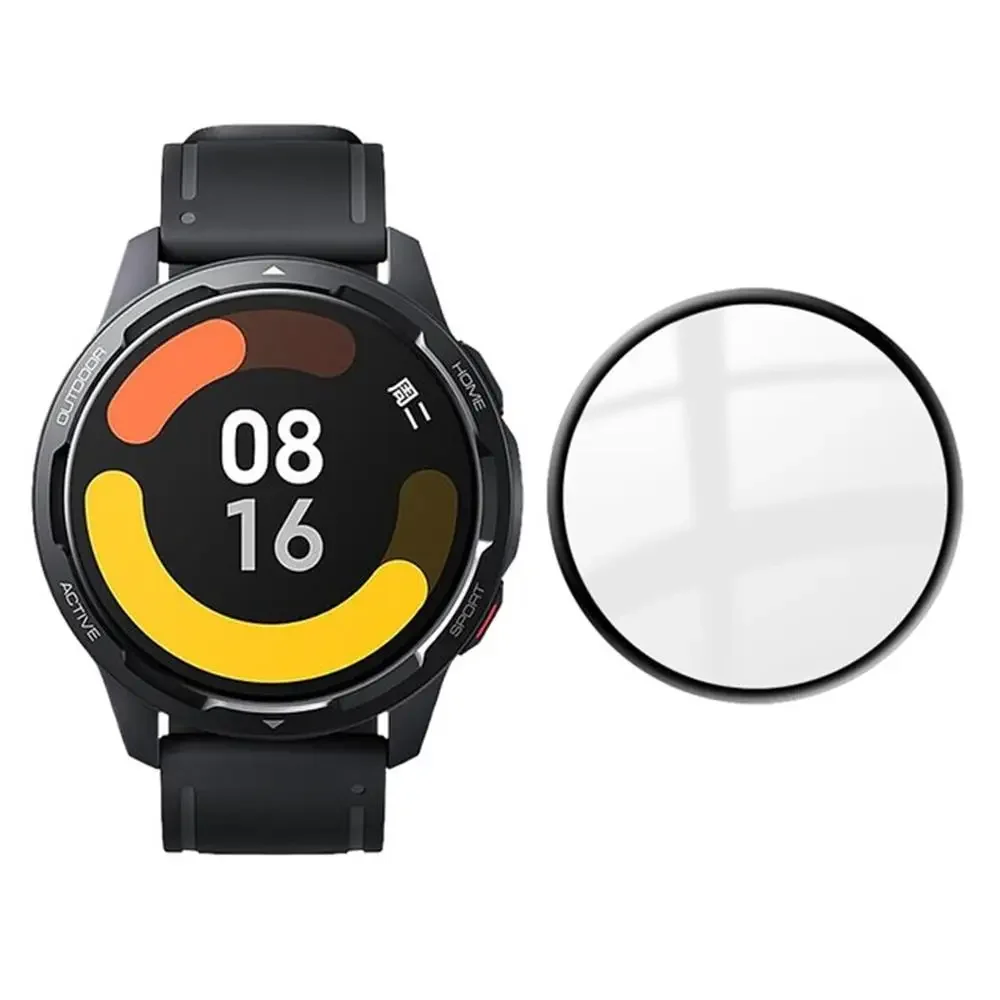 Enhanced Tempered Glass Screen Protector for Smartwatches - Anti-Scratch HD Cover
