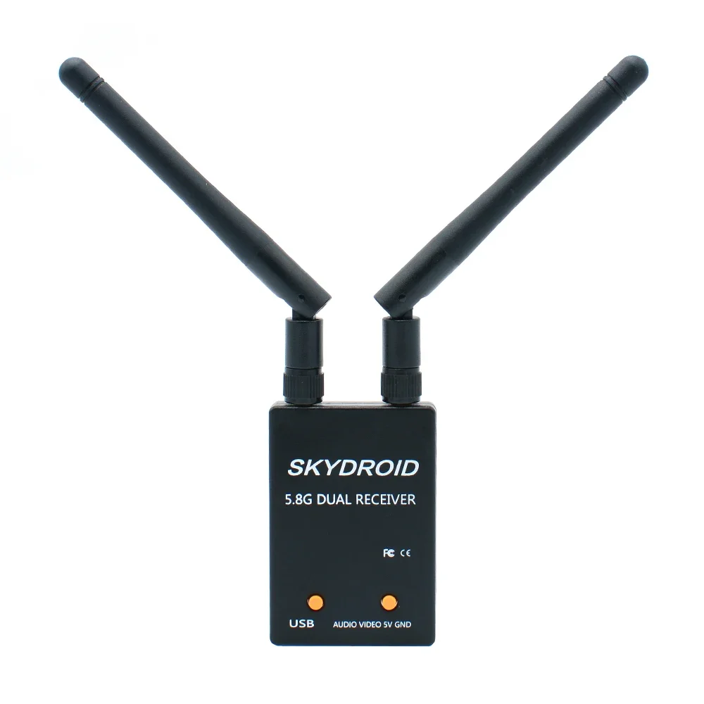 

Skydroid 5,8G 150CH полный канал UVC двойная антенна управление приемник OTG FPV с аудио для смартфона Android