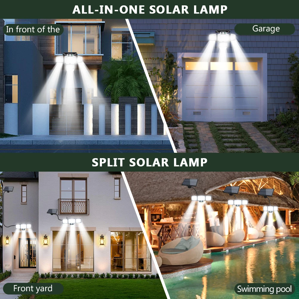 solar lantern lights 5000W Solar LED Light Outdoor 228 LED Solar Lamp Waterproof Motion Sensor Solar Outdoor Light 6000 Mah Garden Indoor Street Lamp solar lights