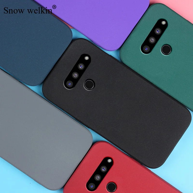 Sand Matte Soft Silicon Shockproof Anti-Slip Phone Case Cover