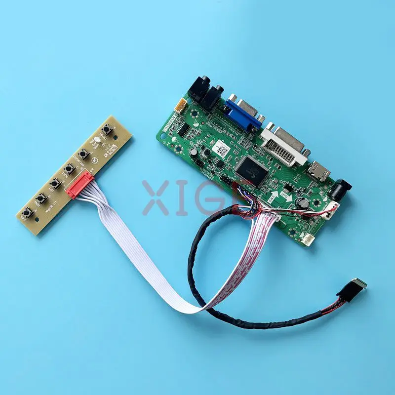 

Плата драйвера контроллера для LTN133AT23 LTN133AT28, LVDS, 40 контактов, матрица ноутбука VGA, DVI, аудио, 13,3 дюйма, комплект «сделай сам», Совместимость с HDMI, 1366*768