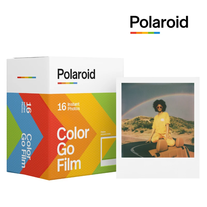 폴라로이드 Go 컬러 필름 더블 팩 필름 Go Instax 카메라 자동 초점 불가능