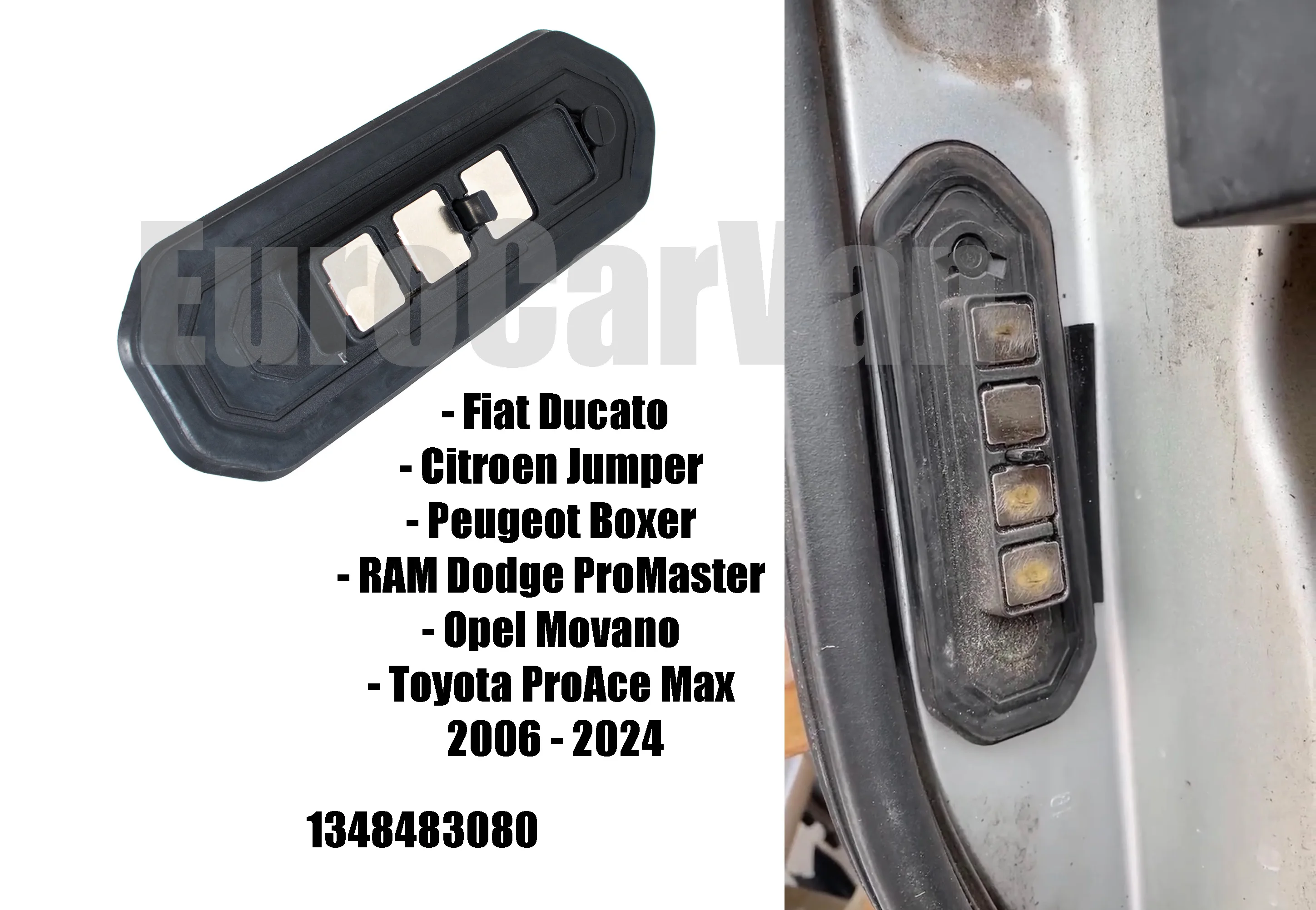 Car Sliding Door Contact Switch 2 PIN+3 PIN For Fiat Ducato