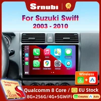 Srnubi autoradio pour Suzuki Swift 2003 2005 2006 2007 2008 2009 2010 sans fil Carplay Android Auto lecteur multimédia de voiture 2 Din 1