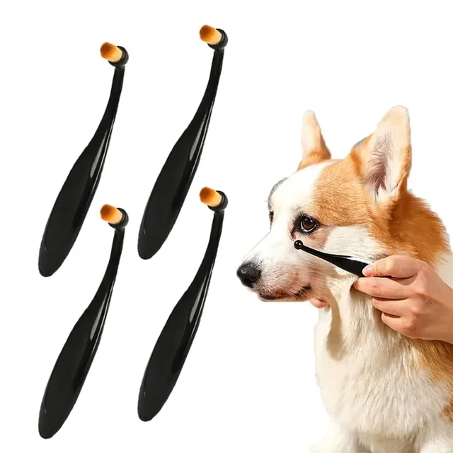 1-20PCS Pet Tear Stain Removal Brush Eye Cleaning Tool Tear Stain Powder Brush Eye Poo Brush for Dog Cat Grooming Makeup Use 1-20PCS Pet Tear Stain Removal Brush Eye Cleaning Tool Tear Stain Powder Brush Eye Poo Brush for Dog Cat Grooming Makeup Use
