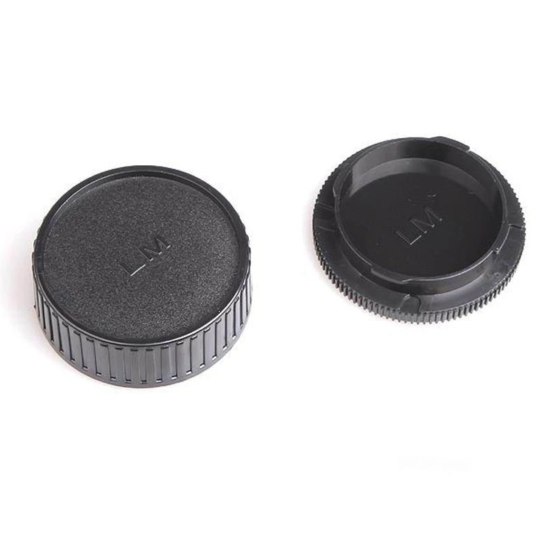 

1Pair Camera Lens Body Cover + Rear Lens Cap Hood Protector for Leica M LM Camera M6 M7 M8 M9 M5 M4 M3 SLR Camera and Lens