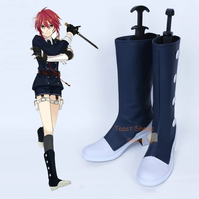 

Anime Touken Ranbu Online Shinano Toushirou Cosplay Shoes Boots Comic Game for Con Halloween Cosplay Costume Prop Cool Shoes