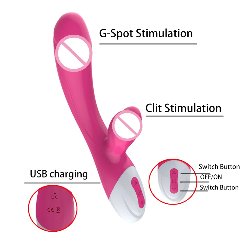 Dildo Vibrator Clitoral G Spot Stimulator Adult Female Vaginal Massage Masturbator Sex Toy For Couples For Women Adult 18+