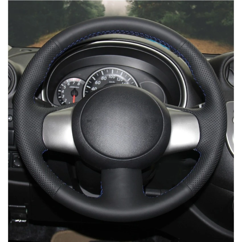 Reusable steering wheel cover – nylon – with elastic rubber band