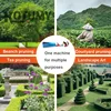 Single/Double-Edged Tea Tree Pruning Machine Cutting Camellia Green Garden Hedge Gasoline Engine 12500r/Min 2.8KW 3