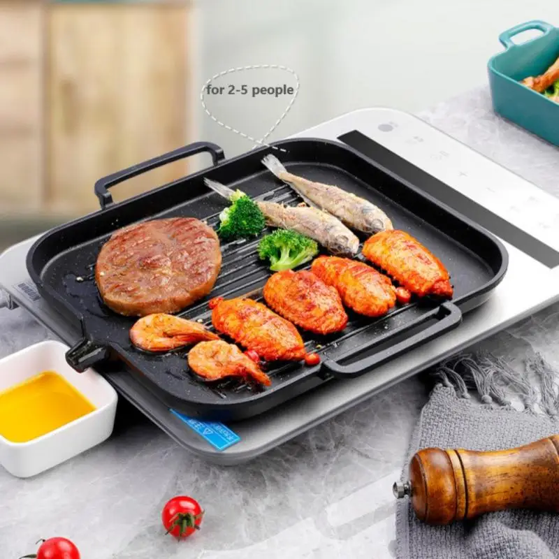 Portable Coating Gas Stove Marble Grill Plate Korean Non Stick BBQ