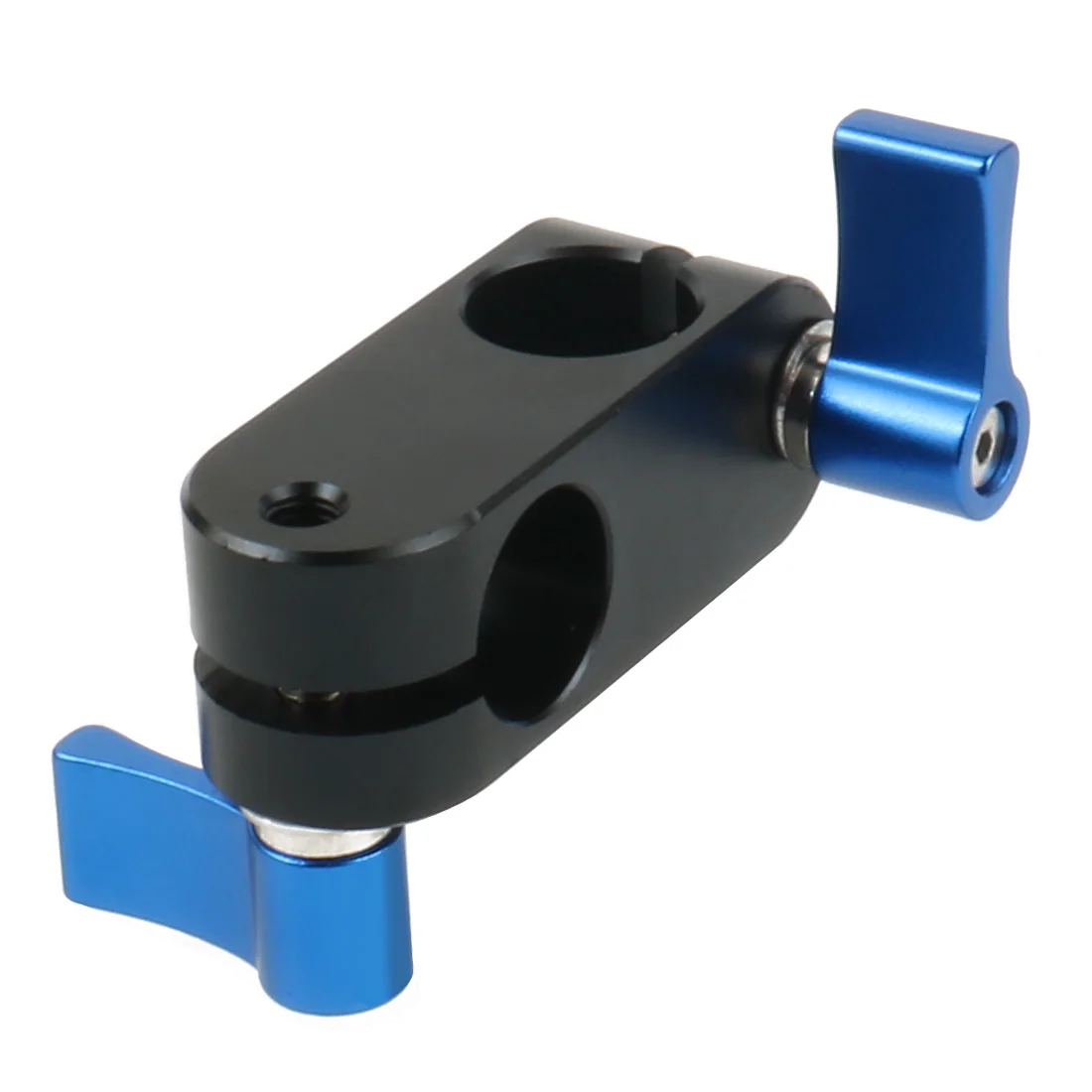 90 Degree Right Angle 2 Hole 15mm Rod Rig Clamp Adapter M5 Screw for 5D2 5D3 A7S GH4 DSLR Camera Photo Shoulder HandGrip Monitor 4