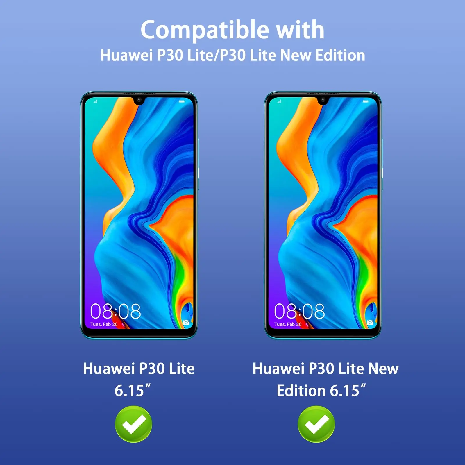 화웨이 P30 라이트, 강화 유리 9H 개인 정보 보호 스크래치 스크래치 높은 알루미늄 케이스에 맞는 2-4 개 안티 스파이 화면 보호기