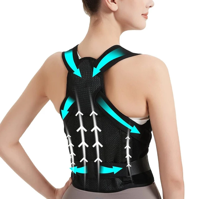 Back Brace and Posture Corrector for Women and Men Adjustable and Lightweight Straightener for Scoliosis Hunchback Correction 1