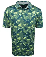 Summer Printed Golf T-shirts Men Casual Fashion Business Buttons Shirts Short Sleeve Breathable Lapel Polo Shirt Clothing 2023 2