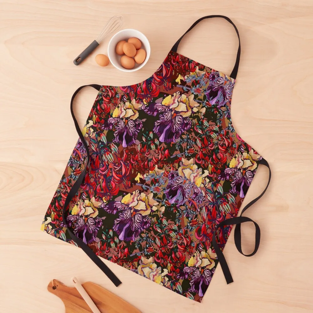

Experimental Red Lily Apron Aprons Apron For Cosmetologist Apron For Kitchen Women For Home Accessories