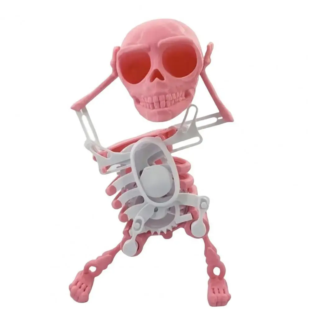 

Skeleton Shape Toy Mini 3d Print Dancing Skeleton Toy for Kids Toddlers Funny Birthday Gift with Spring Clockwork Desktop