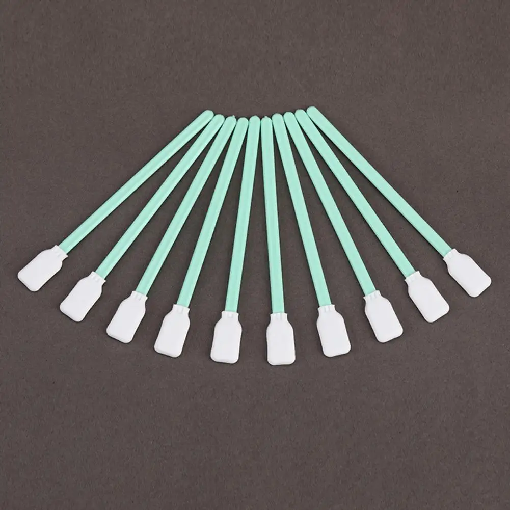 100Pcs Cleaning Swab Wear-Resistant Water Absorption Multi-purpose Cotton Buds Foam Tip Cleaning Swab Sponge Stick Home Supply