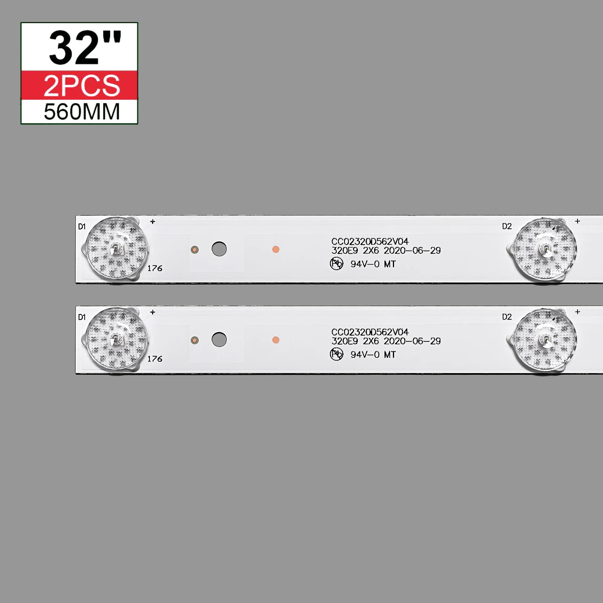 NVT-32H103W TV LED Ʈ Ʈ CC02320D562V08 320L(320E9) 2X6 6S1P 1210   CC02320D562V04 32E9 2X6 16/3/18 560mm