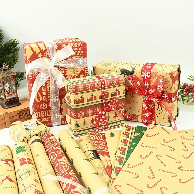 2pcs Fashion Dark Green red Soft Feeling Touch Paper Fancy Gift Wrapping  Paper Christmas New Year Gift Wrapping Papers - AliExpress