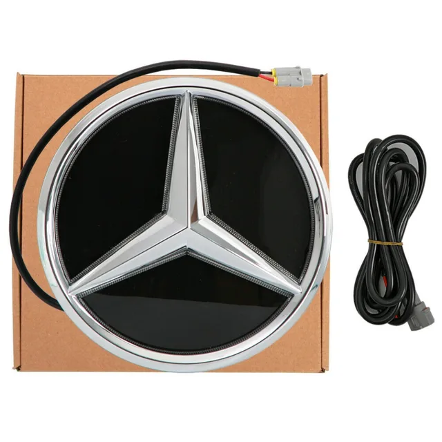 Emblema De Estrella En La Parrilla Delantera De Mercedes Benz Clase A En Negro Brillante, Nuevo - México