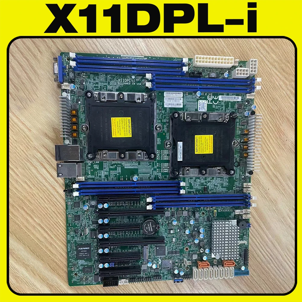 

X11DPL-i для Supermicro двухсторонней серверной материнской платы LGA-3647 DDR4 Xeon масштабируемых процессоров