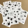 10 Sheets Spider Web Temporary Tattoos for Men Women Realistic Tattoo Stickers for Halloween Party Fake Tattoo Waterproof 5
