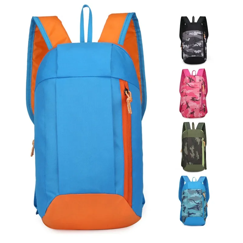 Unisex Travel Outdoor Camping Sports Light Weight Waterproof Backpack  Travel Hiking Bag Zipper Knapsack Men Women
