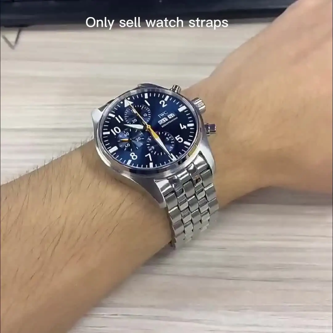 Edelstahl Uhrenarmband 20mm 21mm - Passend Für IWC Pilot Mark 17 18