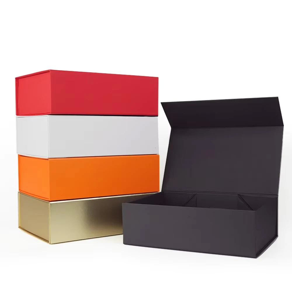 Magnetic Gift Box for Presents with Lids – Collapsible Rectangle Paper Box for Wedding,... - SKU FGB73089 - UGI Packaging