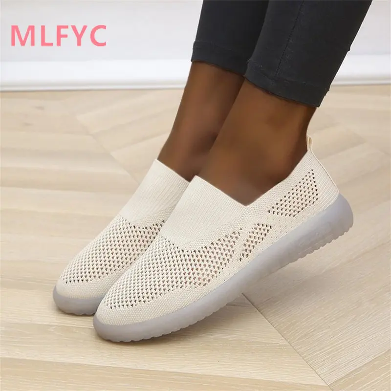 20233 Women's shoes Summer breathable mesh shoes female soft sole casual flat shoes Spring and autumn comfortable single shoes