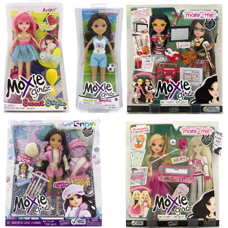 Original Moxie Girlz Doll Playset for Girls Old Collection Limited Edition  Fashion Doll Children Toys Kawaii Action Figure Dolls