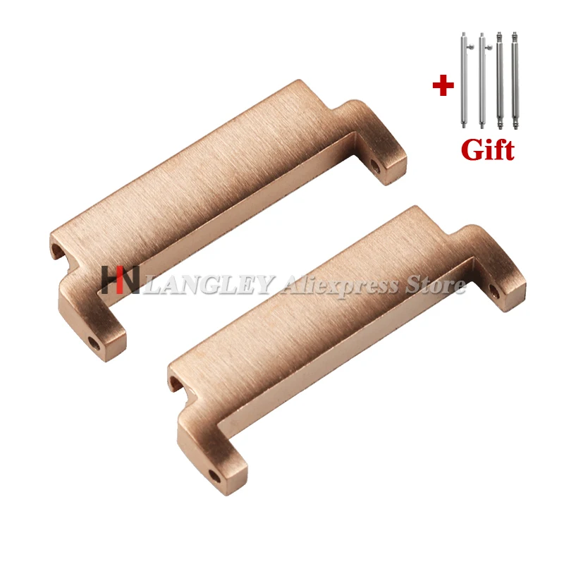 Universal Metal Watch Strap Adapters with Quick Release Pins