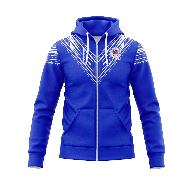 Zip Hoodie NEW Toa Samoa RL -24 Mens Replica Home Jersey Rugby League by Dynasty