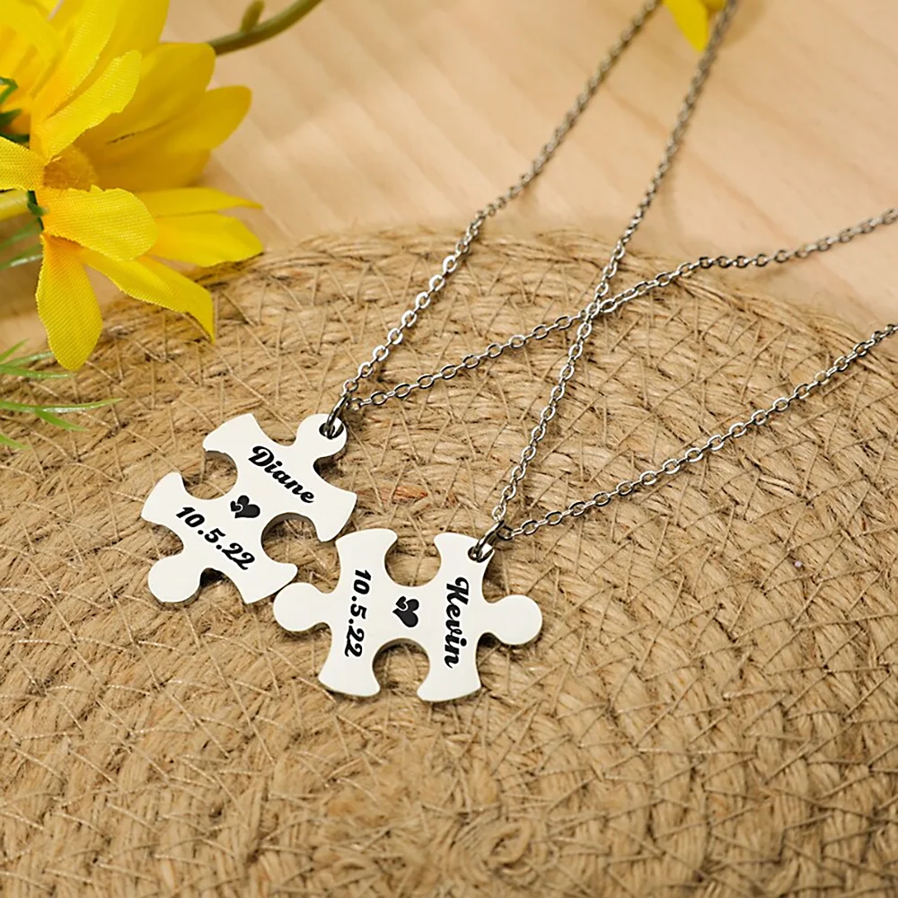 Пара ожерелий на заказ для женщин