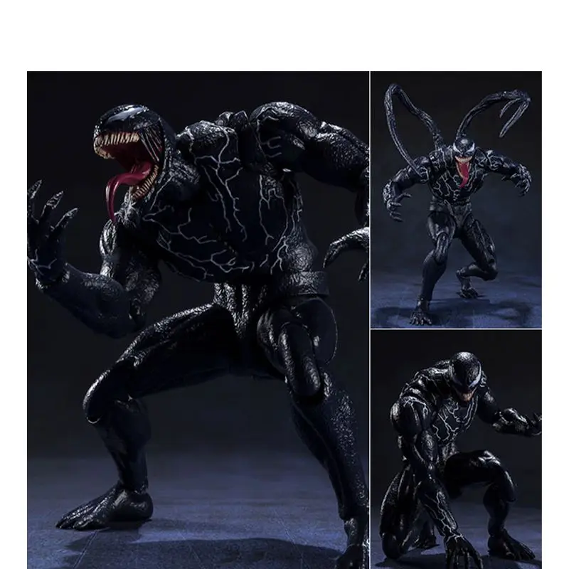 Originale Bandai Shfiguards Venom 2 (Venom: Lascia Che Ci Sia Carnage) Action Figure Modello Anime Da Collezione