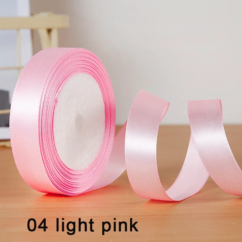 Vibrant Satin Ribbon Collection - 25 Yards, 30 Colors, Double-Faced, 6-25mm Wide for Crafts, Bows, and Gift Wrapping