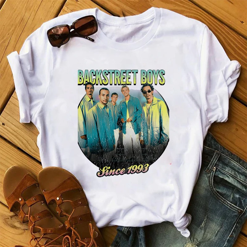 Summer Fashion Backstreet Boys World T Shirts Women Unisex T