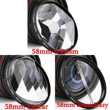 KnightX 49 52 55 58 67 77mm Prism Glass Nd UV Lens Filters Camera Filter Photography Vedio Camera Accessories  caméra de films