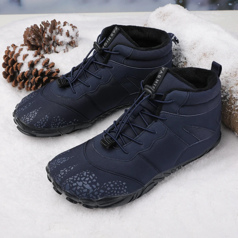 Winter Kids Sneakers Boys Girls Warm Casual Outdoor Shoes For Children Sports Shoes Non-slip Snow Boots