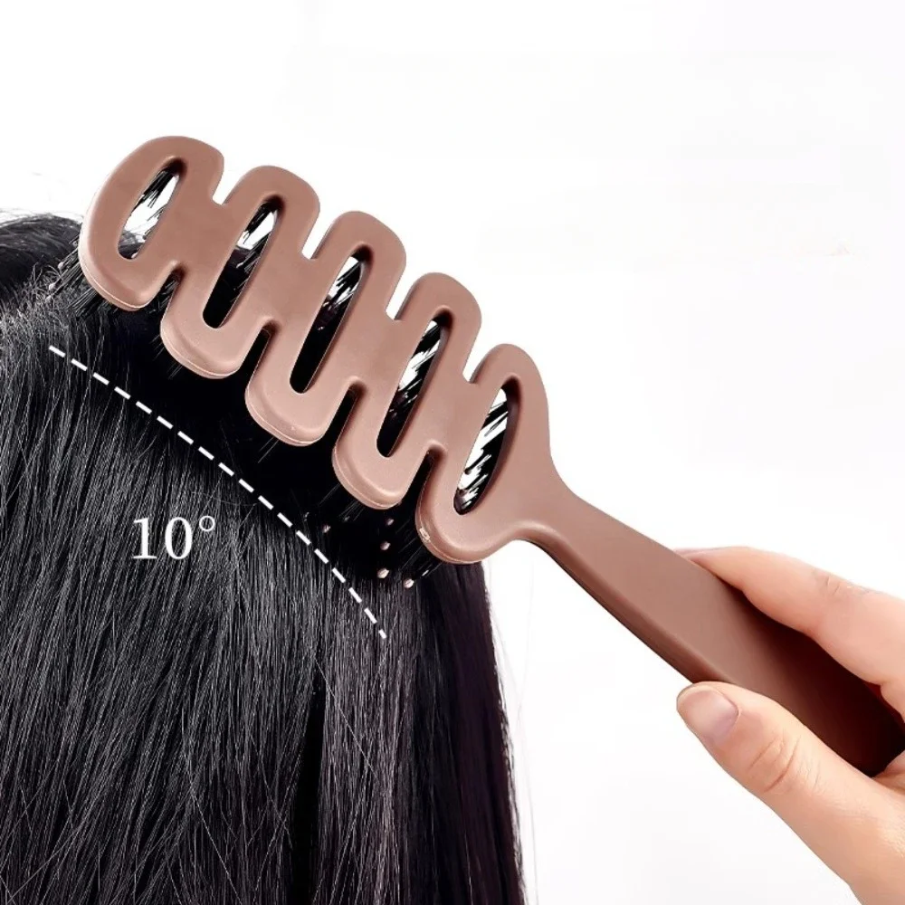 Premium Hollow Boar Bristle Detangling Scalp Massage Hairbrush