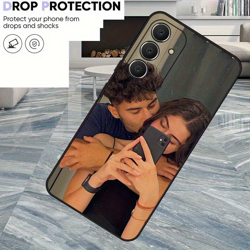 Customized TPU Soft Case with DIY Couple Photo Design