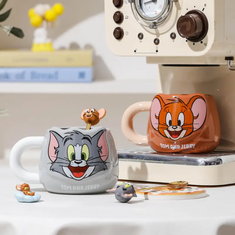 Tom and Jerry Ceramic Cartoon Mug - Cute and Funny Drinkware