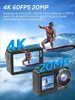 SJCAM SJ10 Pro Dual Screen Action Camera 4K 60FPS Six Axis Gyroscope Anti-Shake Waterproof 2.33" Touch Screen Sport Camera 3