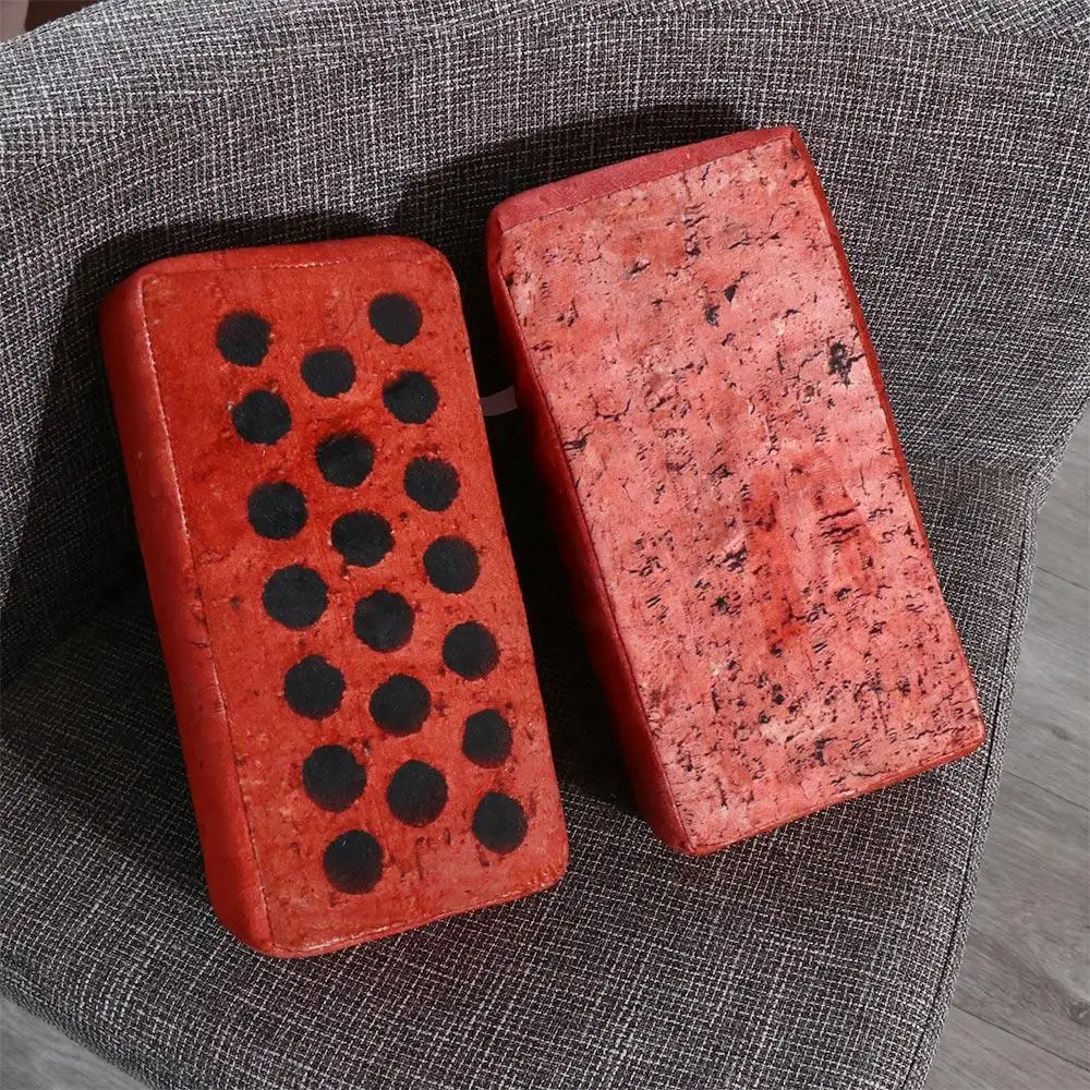 Simulation Brick Plush Sponge Brick Toy Creative Funny Sponge Simulation 25cm Cute Fake Plush Pillow