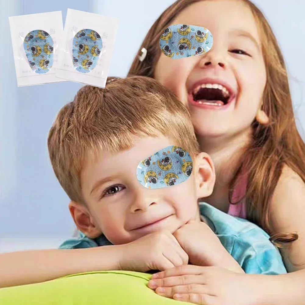 Soft 60Pcs/Set Child Amblyopia Eye Training Eyeshade Orthoptic Corrected Eye Patches Lazy EyeMask eye patch